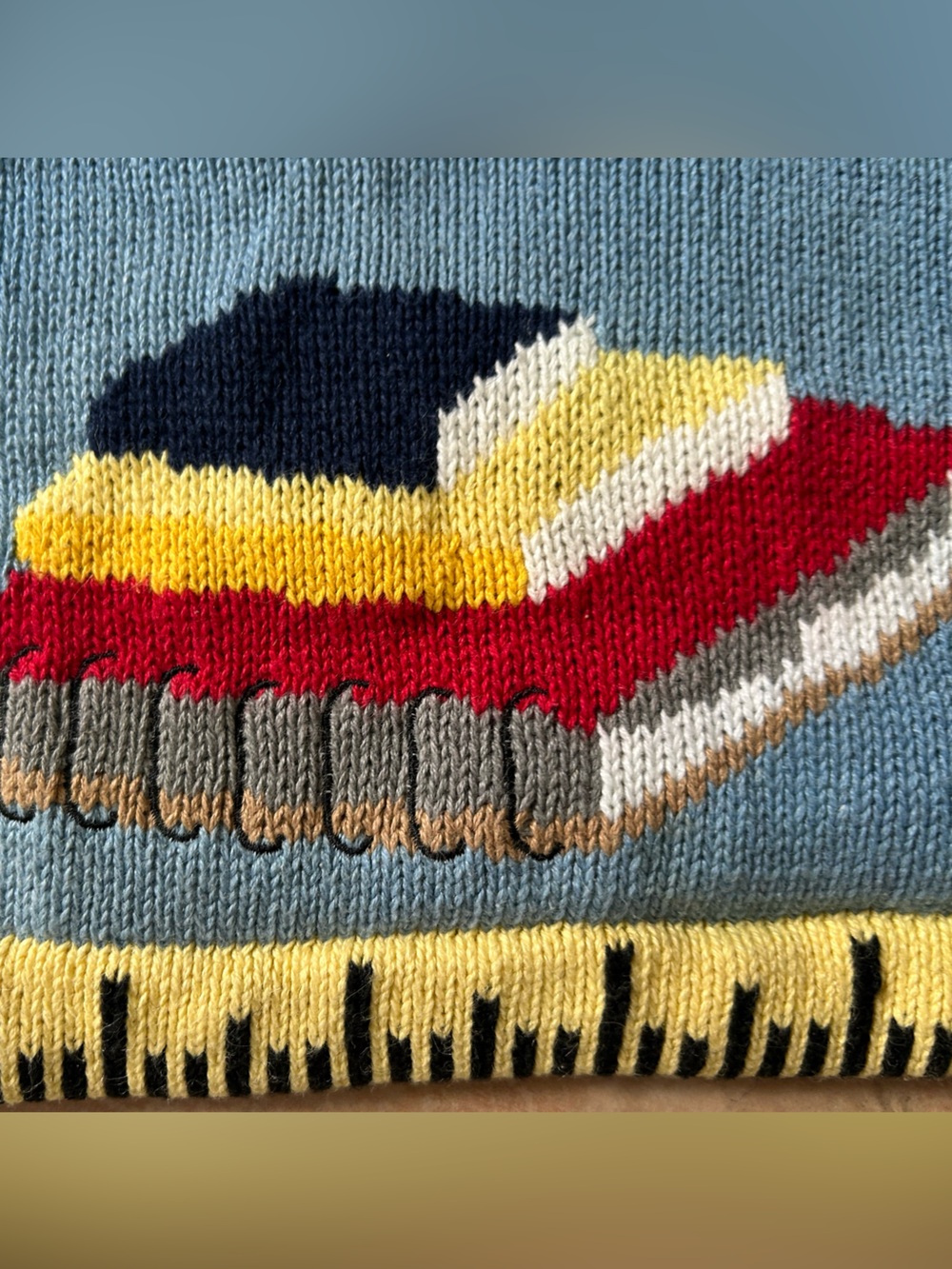 90’S VINTAGE THE QUACKER FACTORY 2X Novelty Teacher Knit Cardigan SCHOOL THEME - Picture 8 of 15